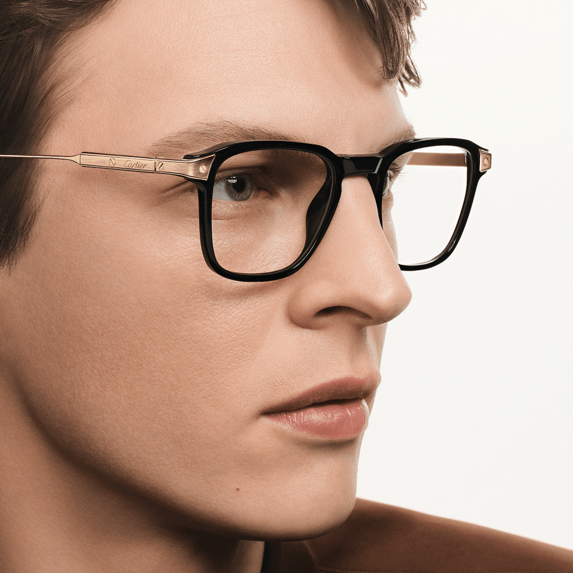 Cartier CT 0611O Santos heren optische bril bij Optiek Bonne in Destelberge